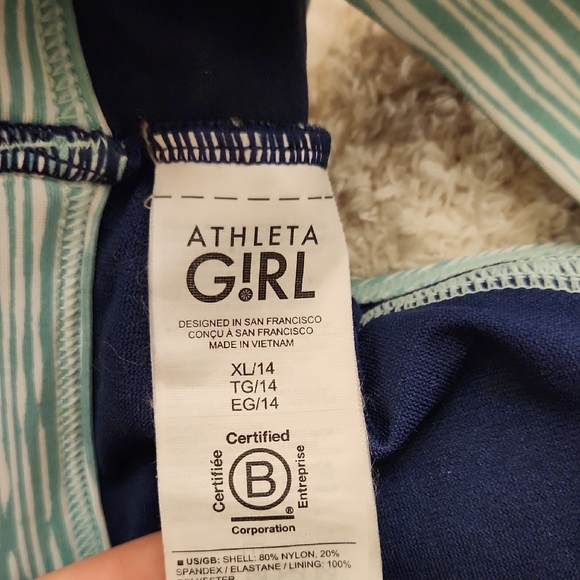 Athleta Multicolor Floral Sports Bra - Picture 3 of 4